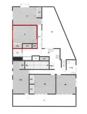 賃貸オフィス間取り図