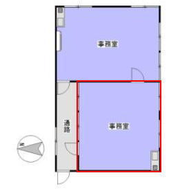 賃貸オフィス間取り図